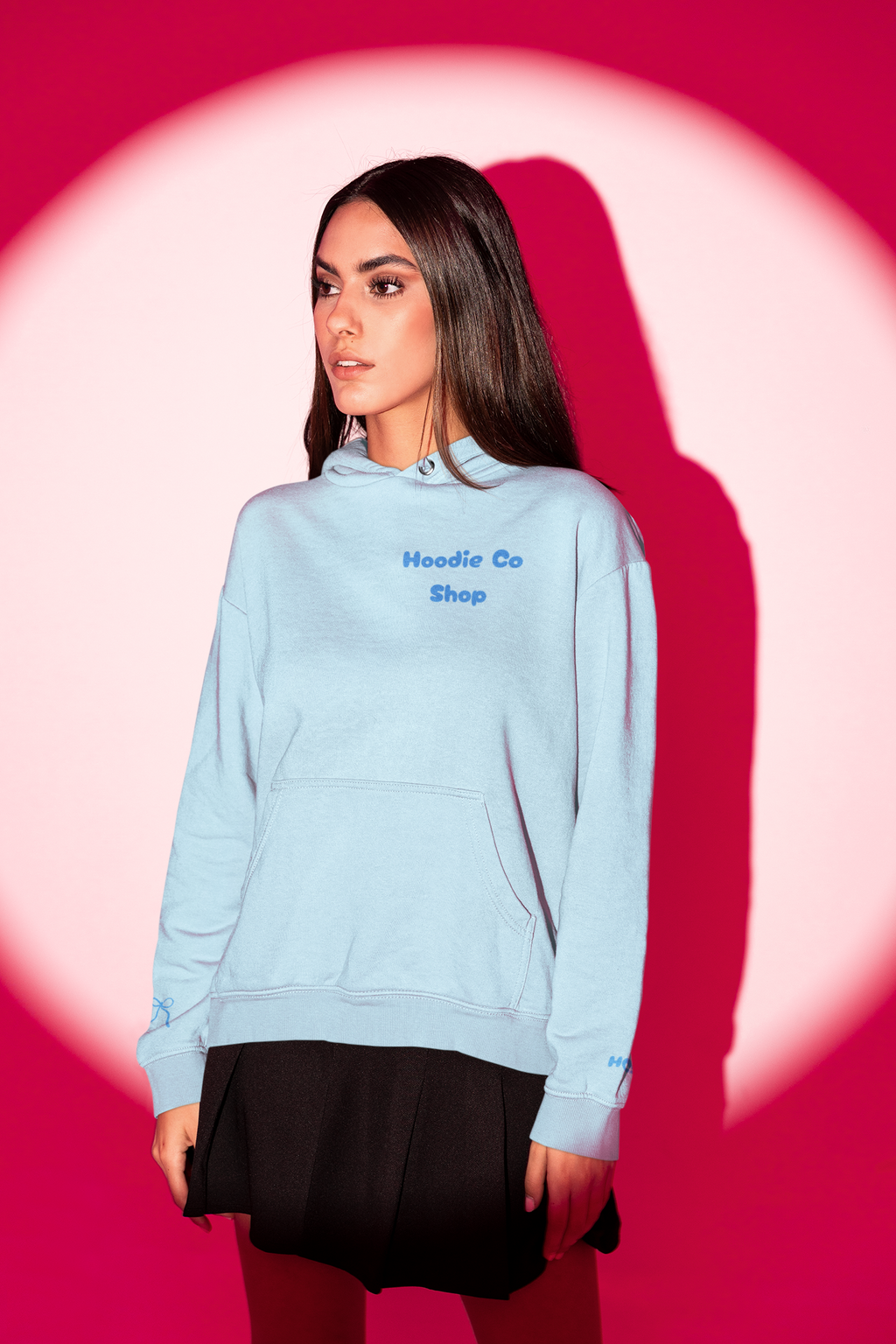 Light blue HCS Ribbon Hoodie
